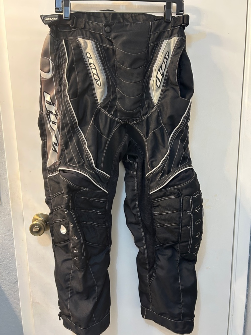 DYE Black and Silver Paintball Pants YOUTH